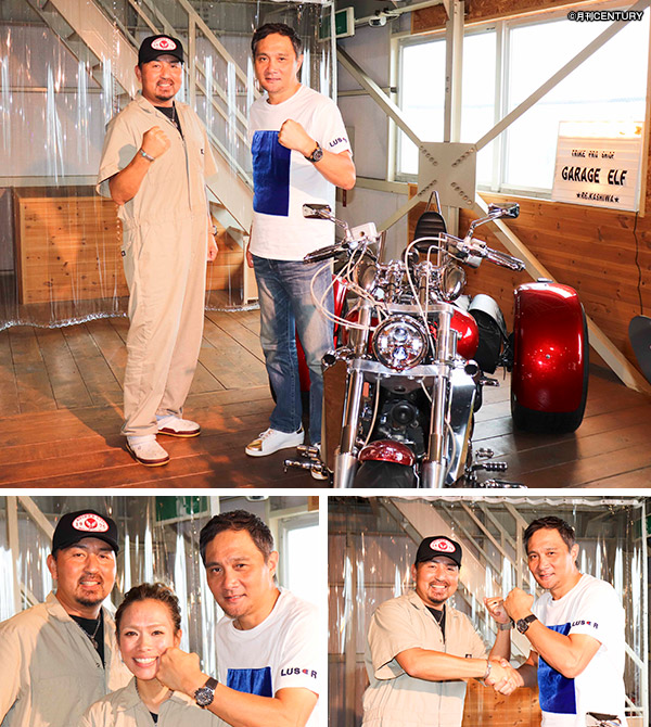 竹原慎二さんがガレージエルフにやってきた!